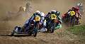 Grasstrack Super 500 Sidecars No 4 in the Lead